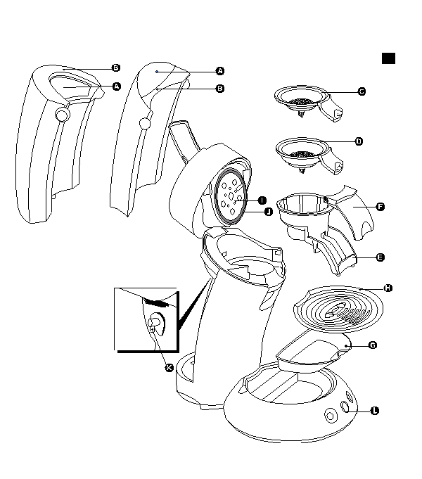 Onderdelen tekening